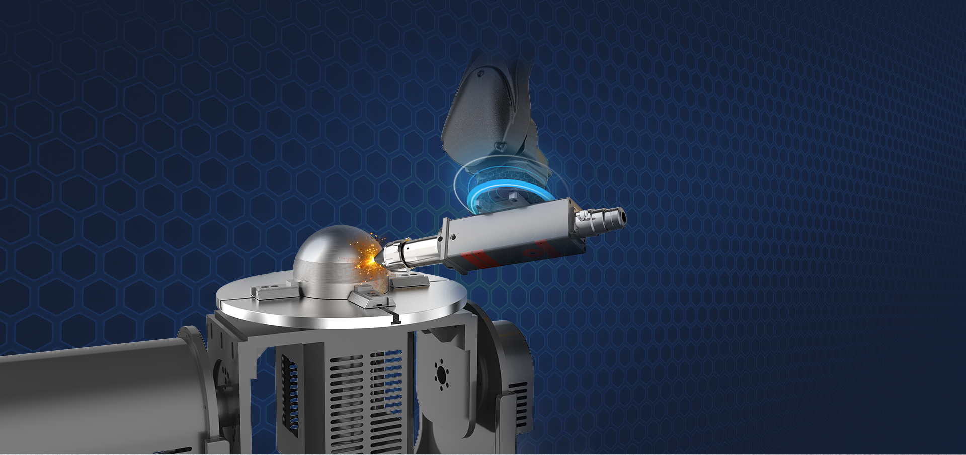 任意角度精准熔覆