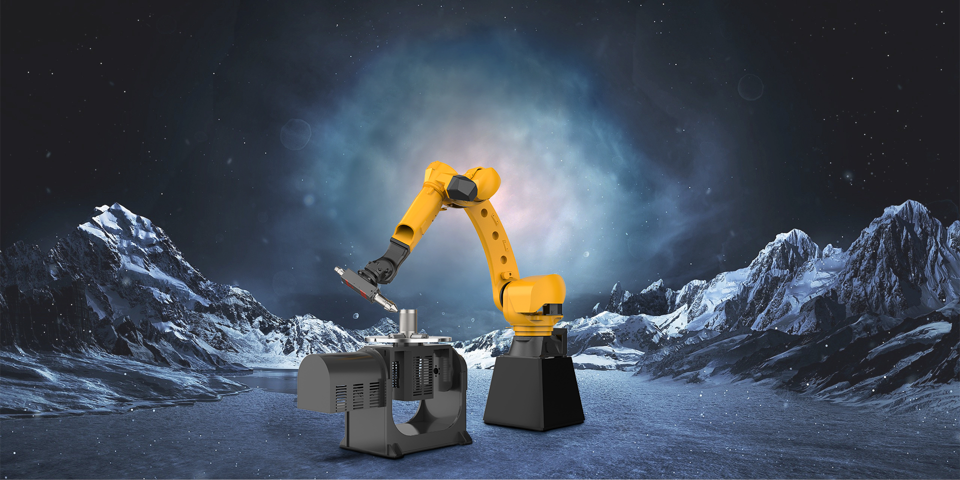 机器人转台式激光熔覆设备_熔覆&淬火_金威刻激光切割机-金威刻官方网站